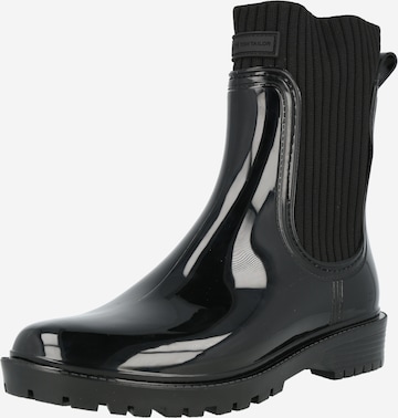 TOM TAILOR Gummistiefel in Schwarz