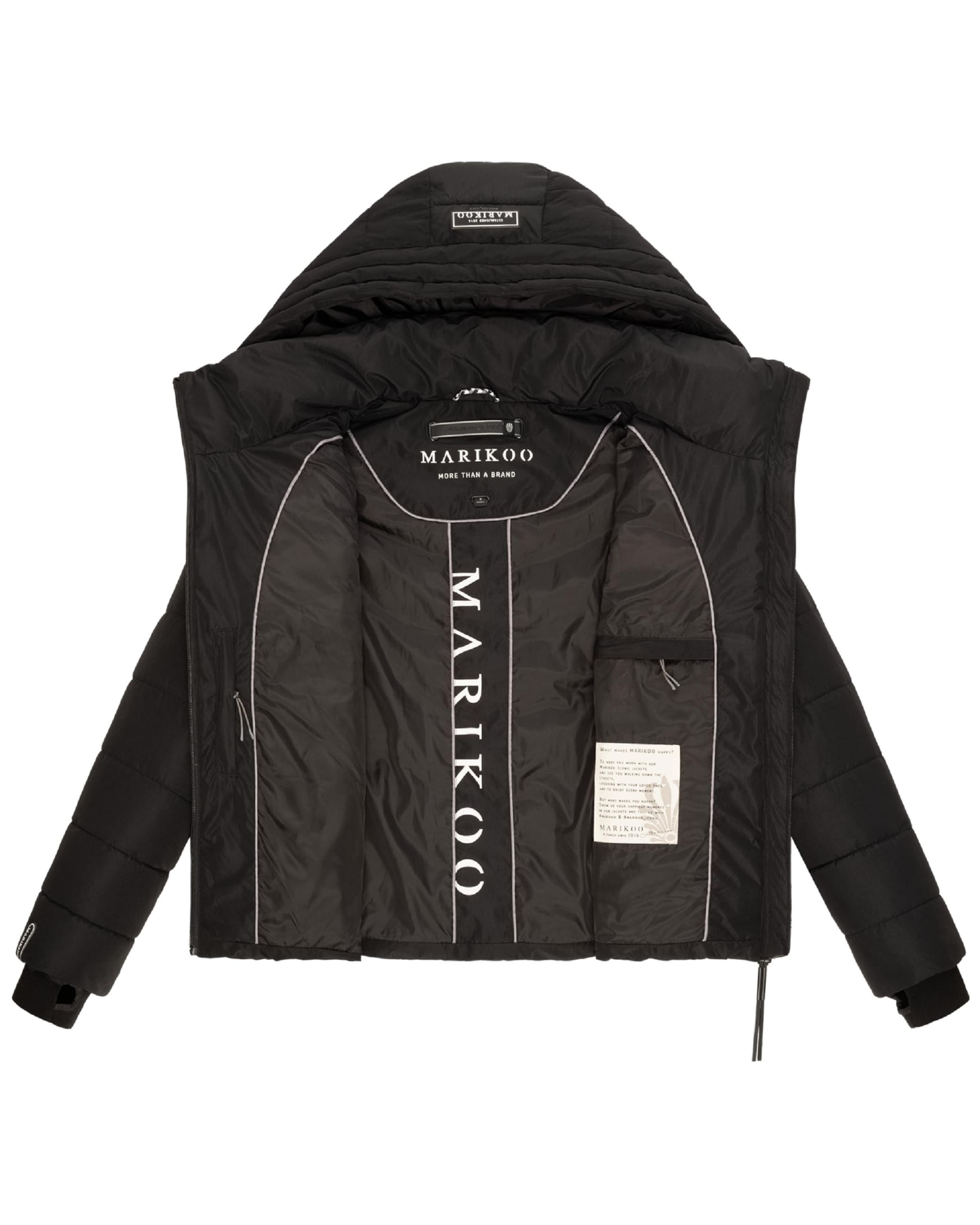 MARIKOO Winter jacket in Black