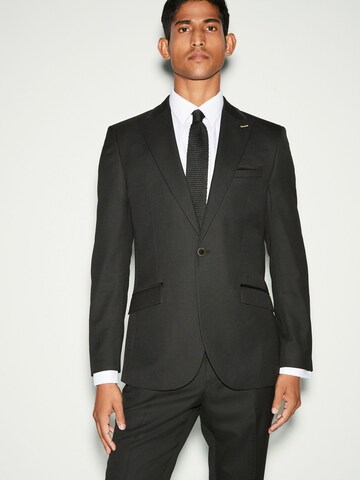 Next Regular fit Business blazer in Black: front