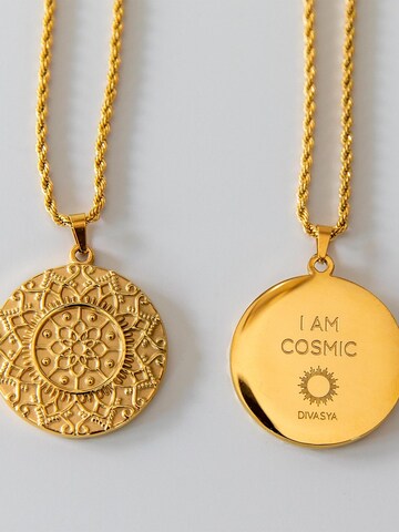 Divasya Necklace 'I am cosmic' in Gold