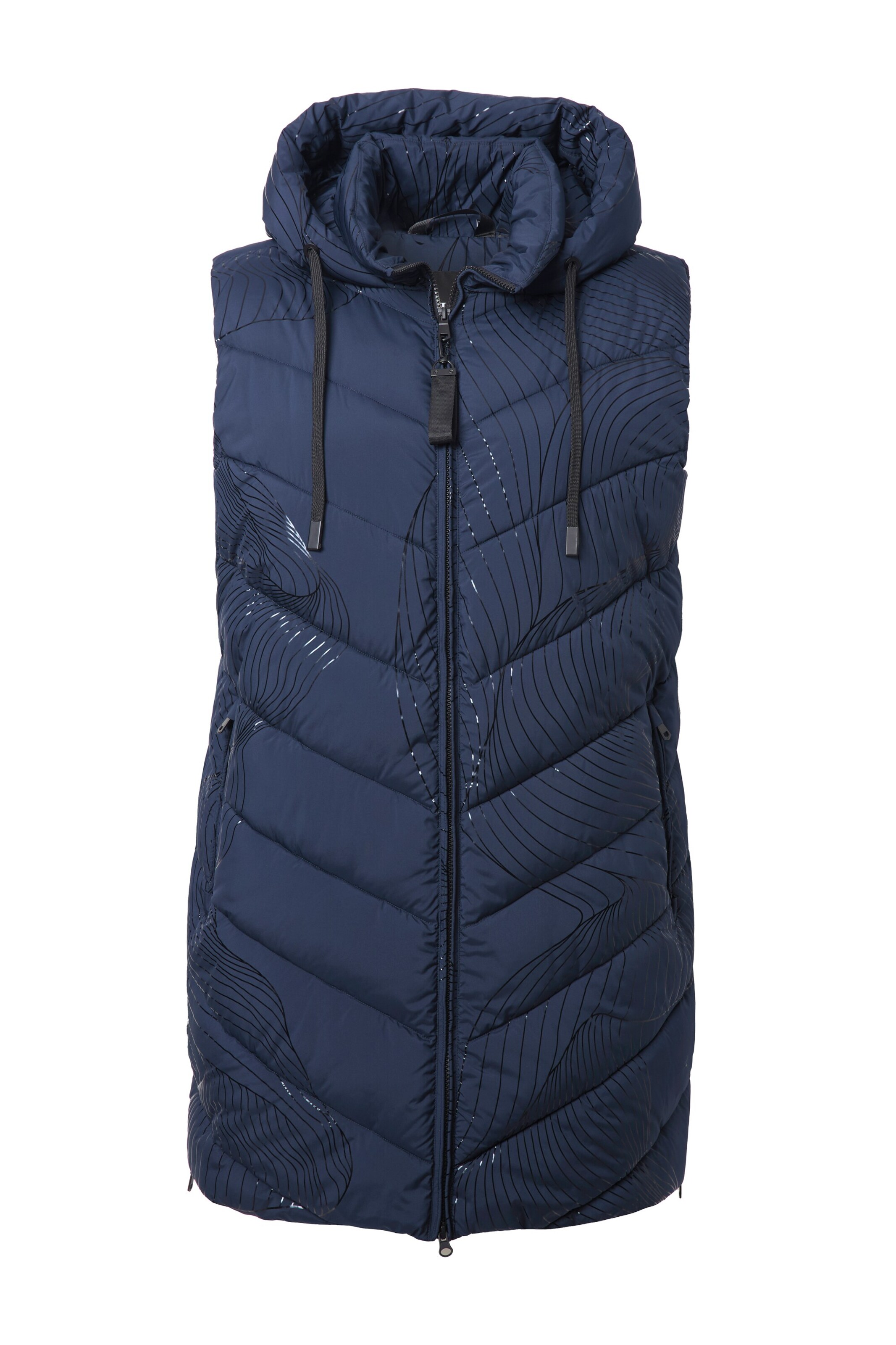 Ulla Popken Vest in Blue: front