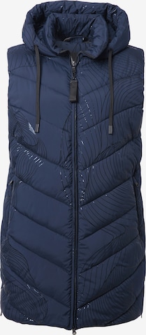 Ulla Popken Weste in Blau: Vorderseite