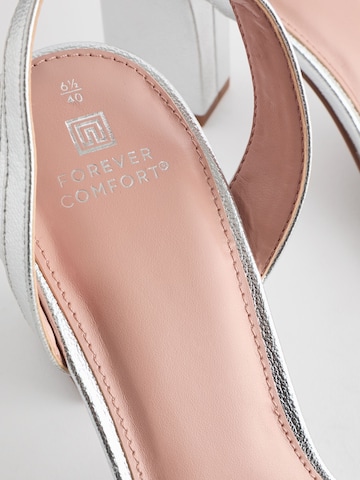 Next Sandale 'Forever Comfort' in Silber