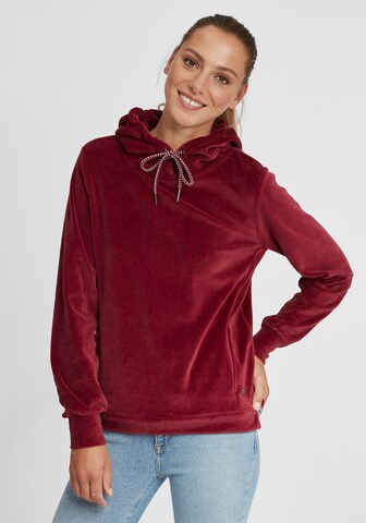 Oxmo Sweatshirt 'Nimma' in Rood: voorkant
