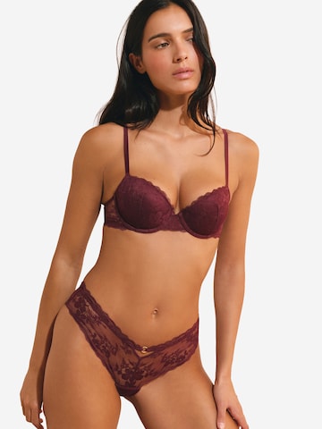 Slip 'Heritage' ETAM en rouge