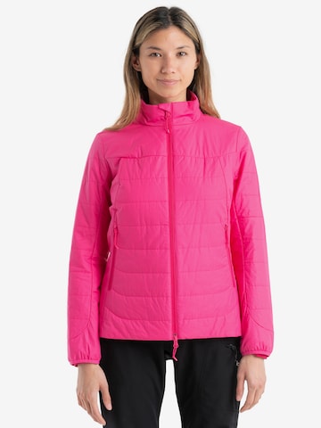 ICEBREAKER Between-Season Jacket 'Loft' in Pink: front