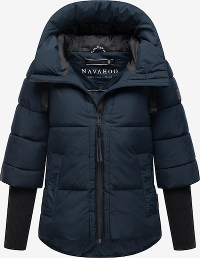 NAVAHOO Winterjacke 'Lotusherz XIV' in navy / schwarz, Produktansicht