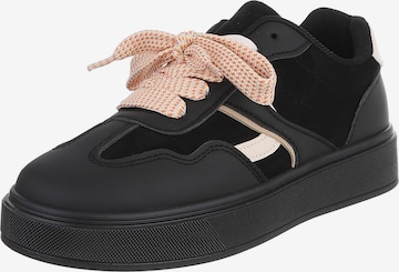 Ital-Design Sneakers in Black: front