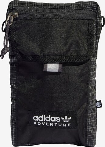 ADIDAS ORIGINALS Crossbody Bag in Black: front