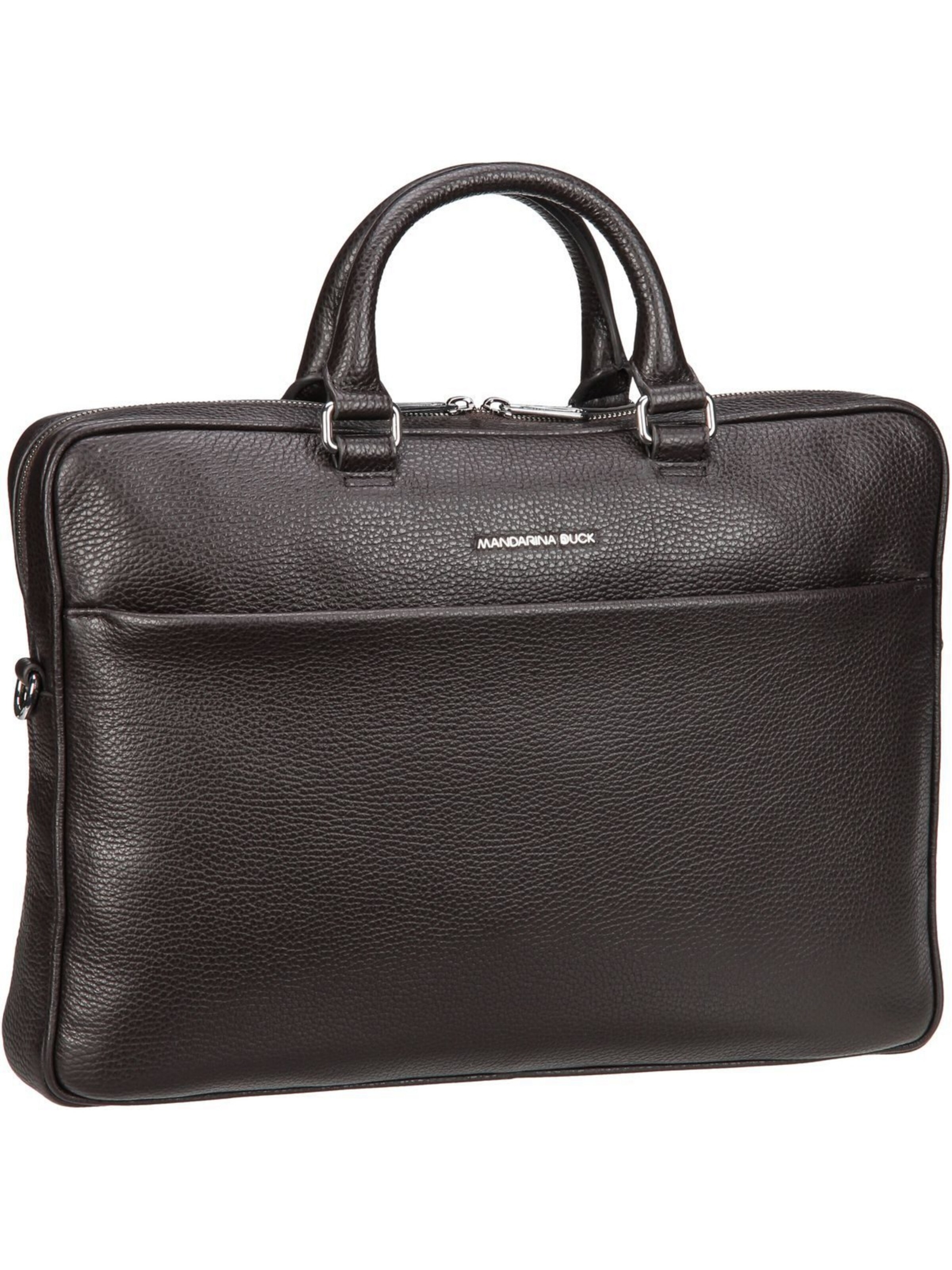 MANDARINA DUCK Document Bag in Brown: front