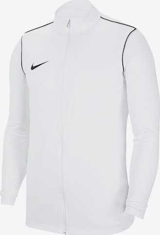 NIKE Sportjacke in Weiß: Vorderseite