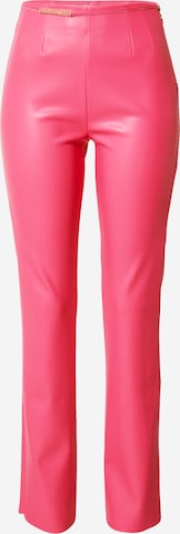 Bootcut Pantalon 'Masha' Hoermanseder x About You en rose : devant