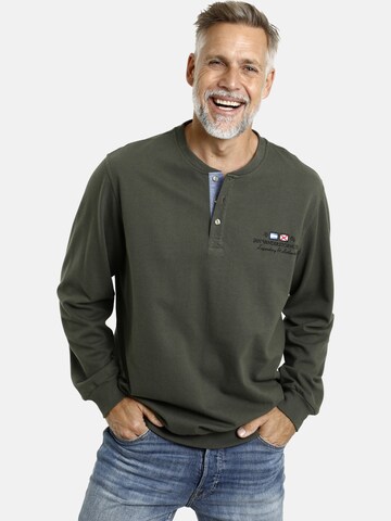 Jan Vanderstorm Sweatshirt in Green: front