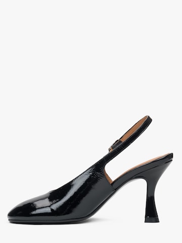 Escarpins à bride arrière '09-0850' Estro en noir