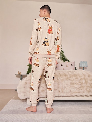 Next Pitkä pyjama värissä beige