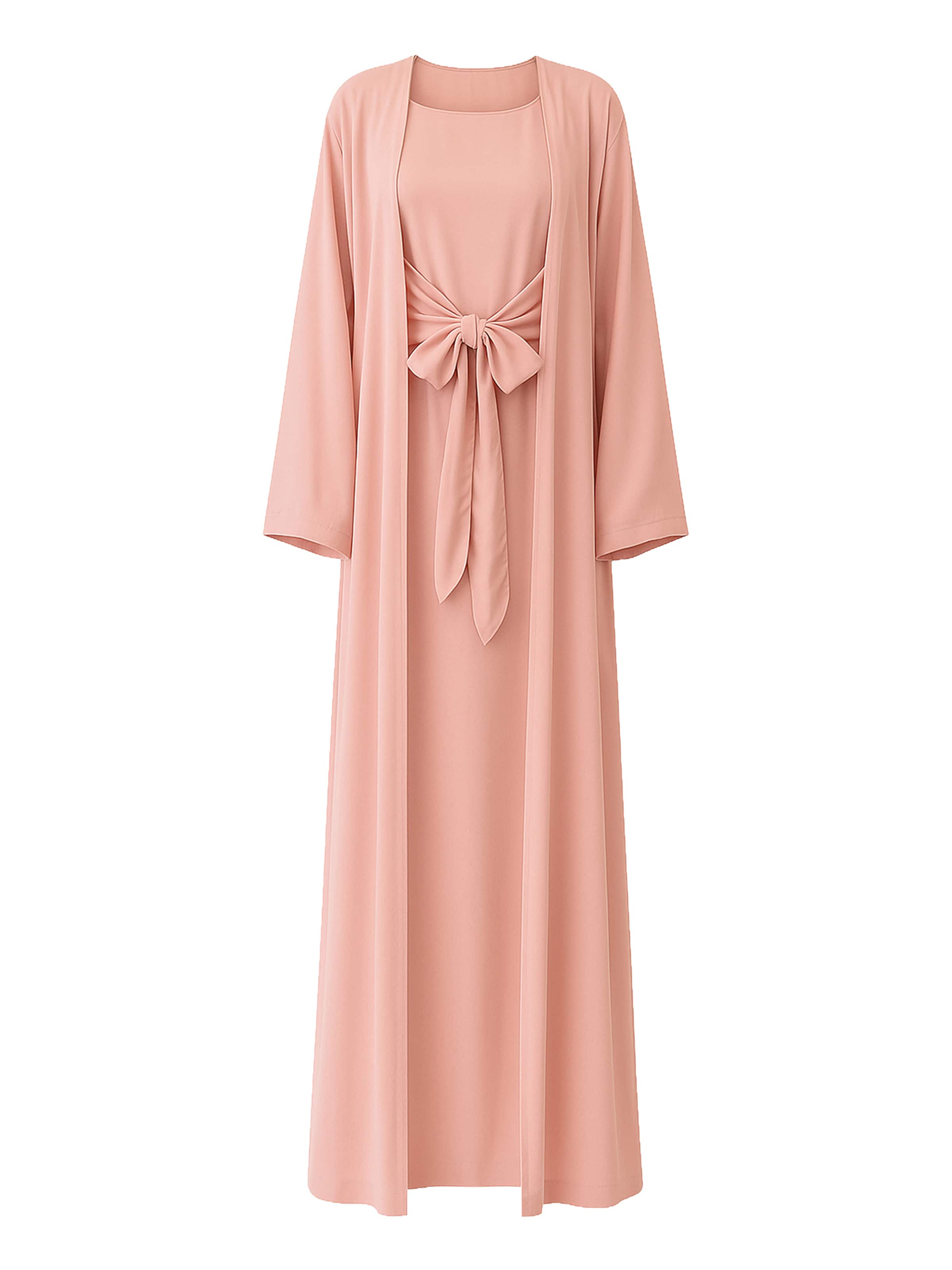 Robe Elara en rose : devant