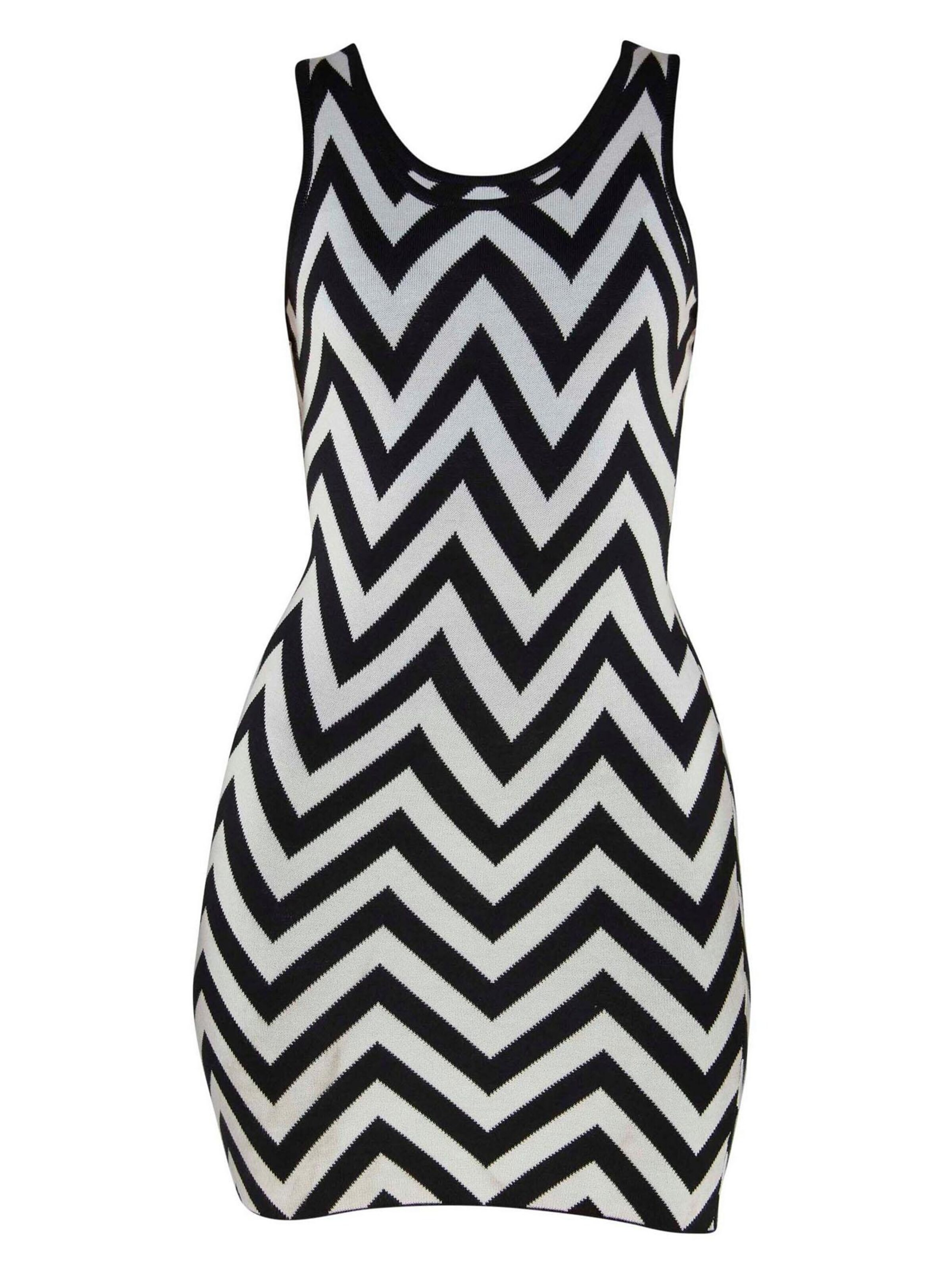 TOOche Dress 'ZigZag' in White: front