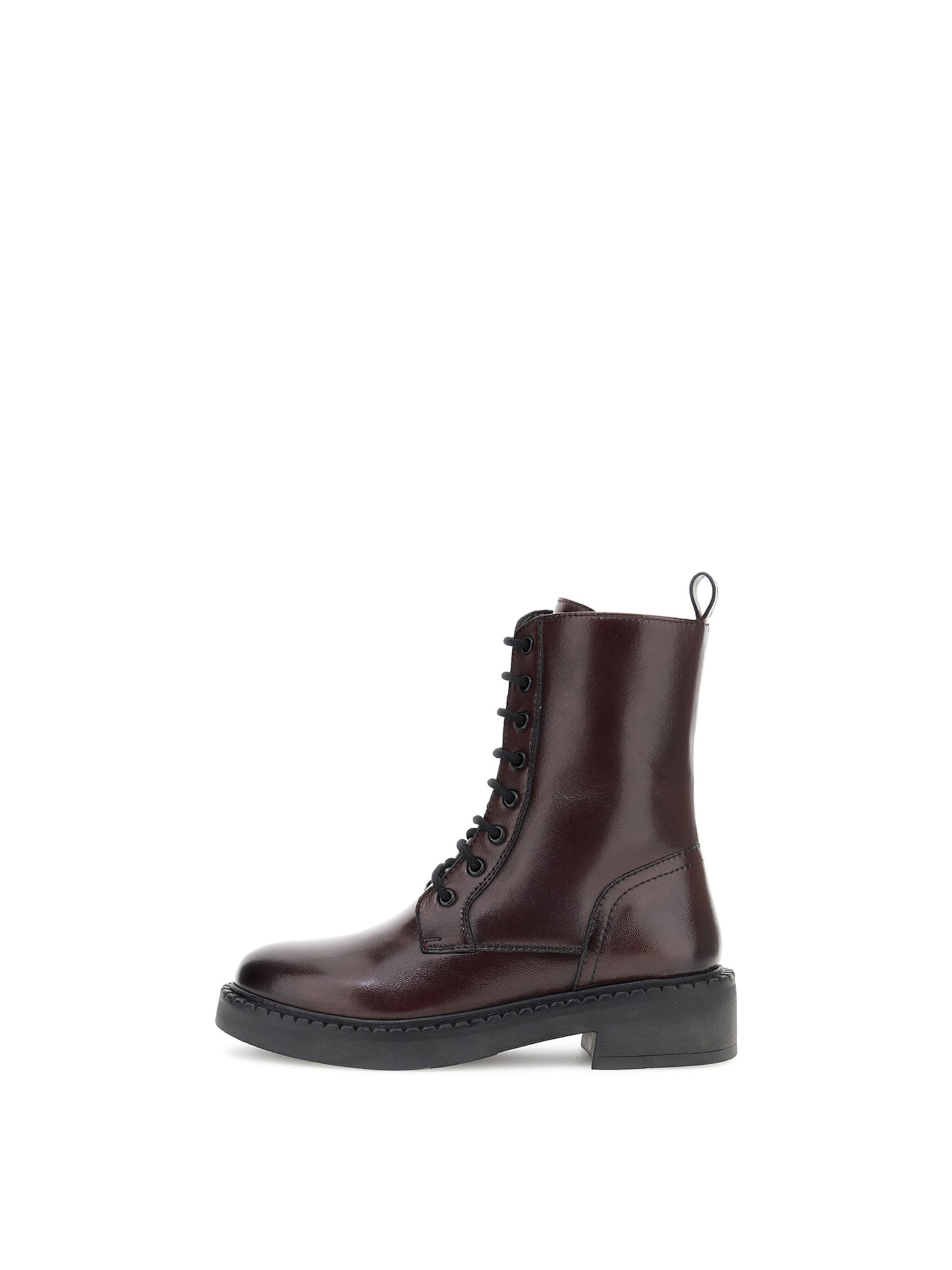 Stivale stringato di CAFè NOIR in rosso: frontale