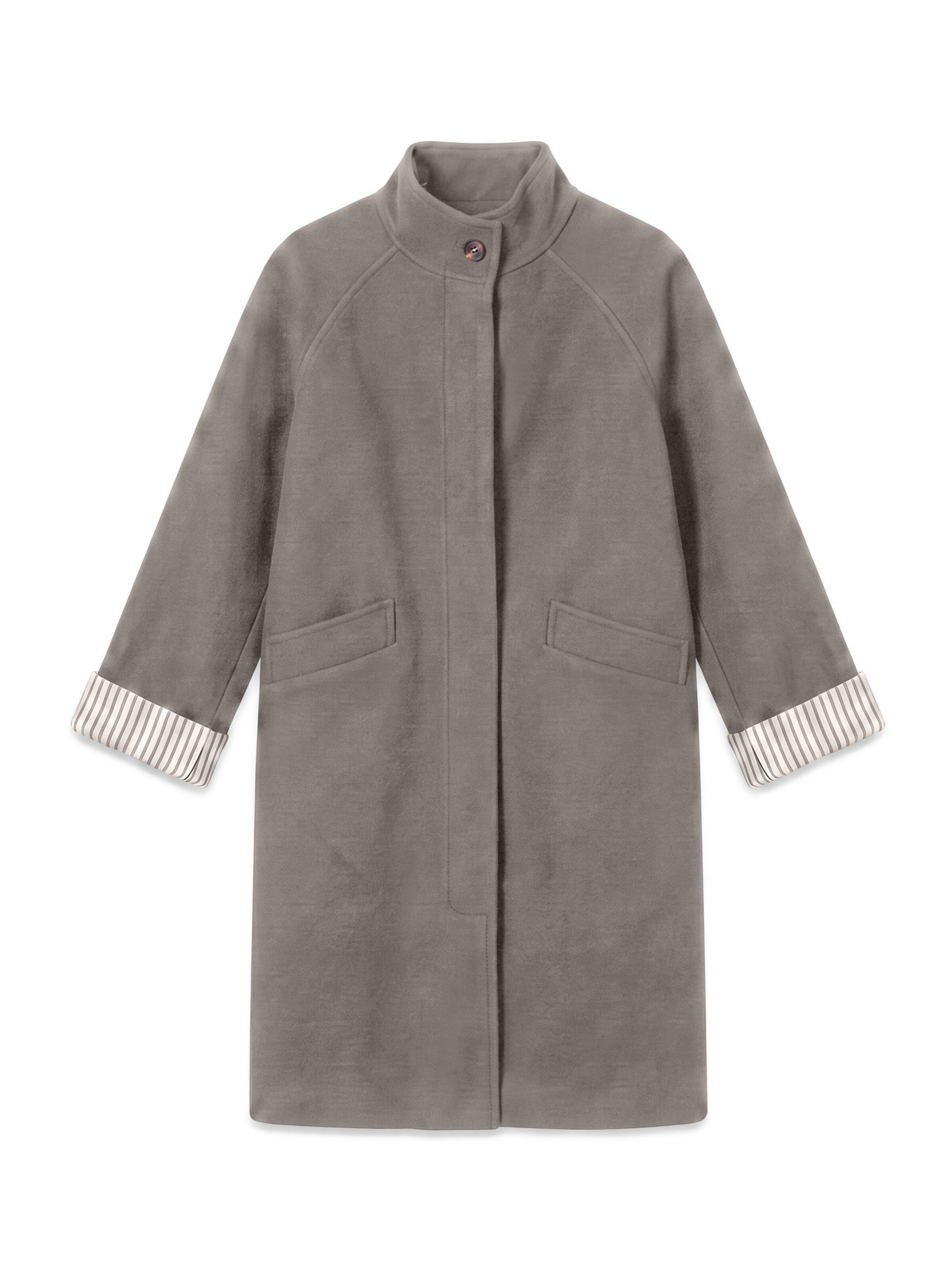 VERO MODA Tussenmantel in Grijs: voorkant