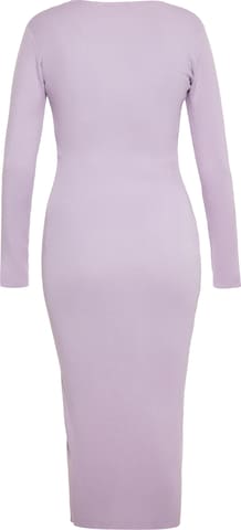 NAEMI Knitted dress in Purple