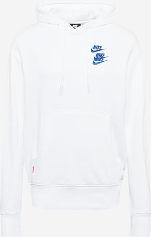 Bluză de molton de la Nike Sportswear pe alb: față