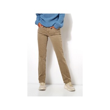 TONI Regular Jeans in Beige: voorkant