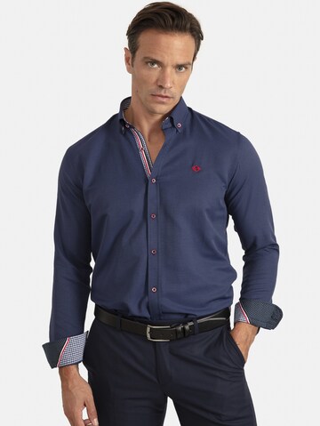 Sir Raymond Tailor Regular Fit Hemd in Blau