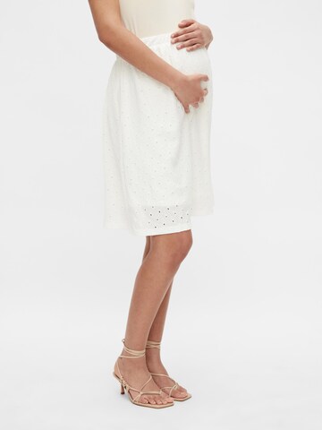 MAMALICIOUS Skirt 'BENEDICTE' in White: front