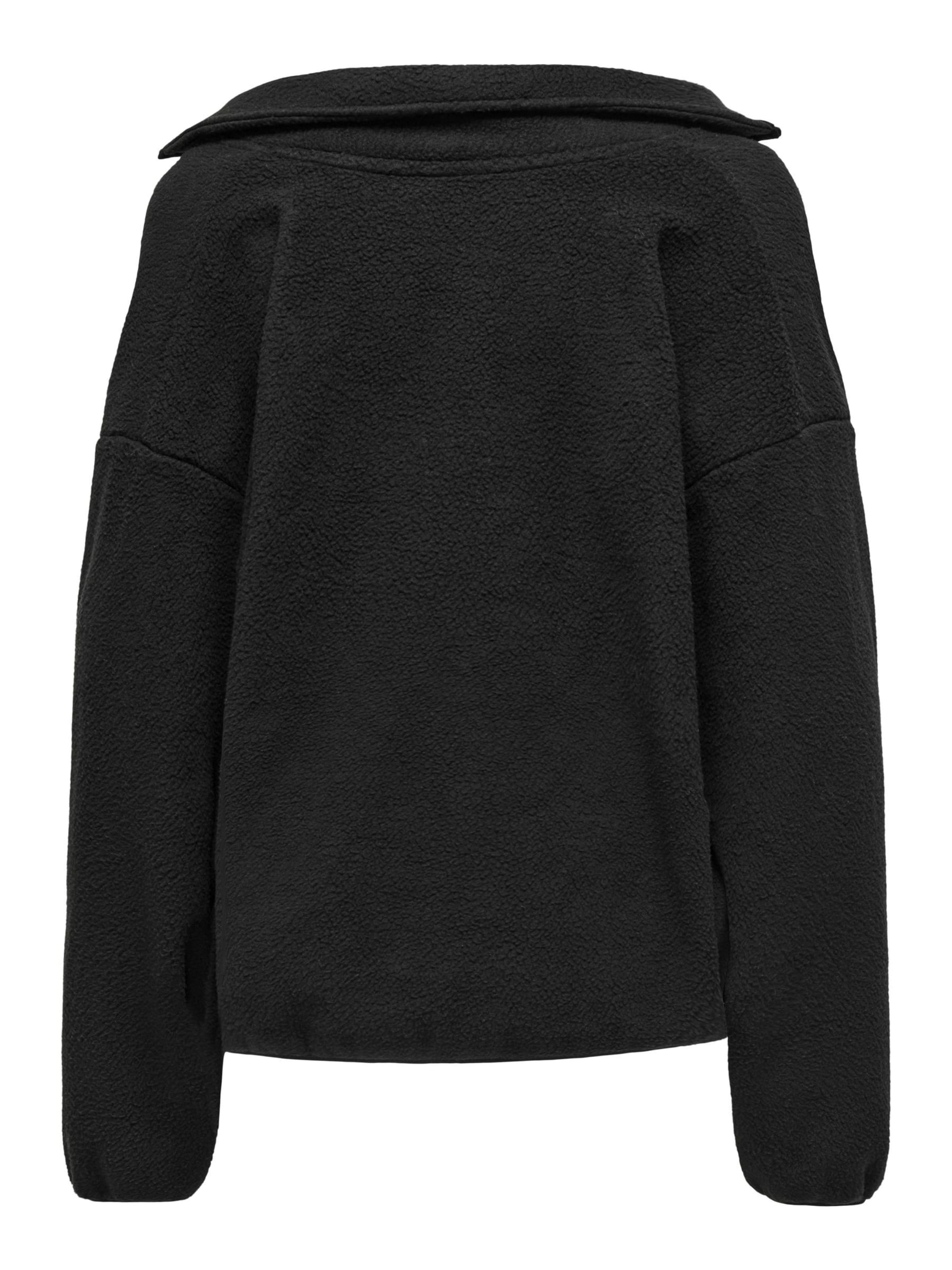 Only Maternity Fleecejacke 'OLMMAMA' in Schwarz