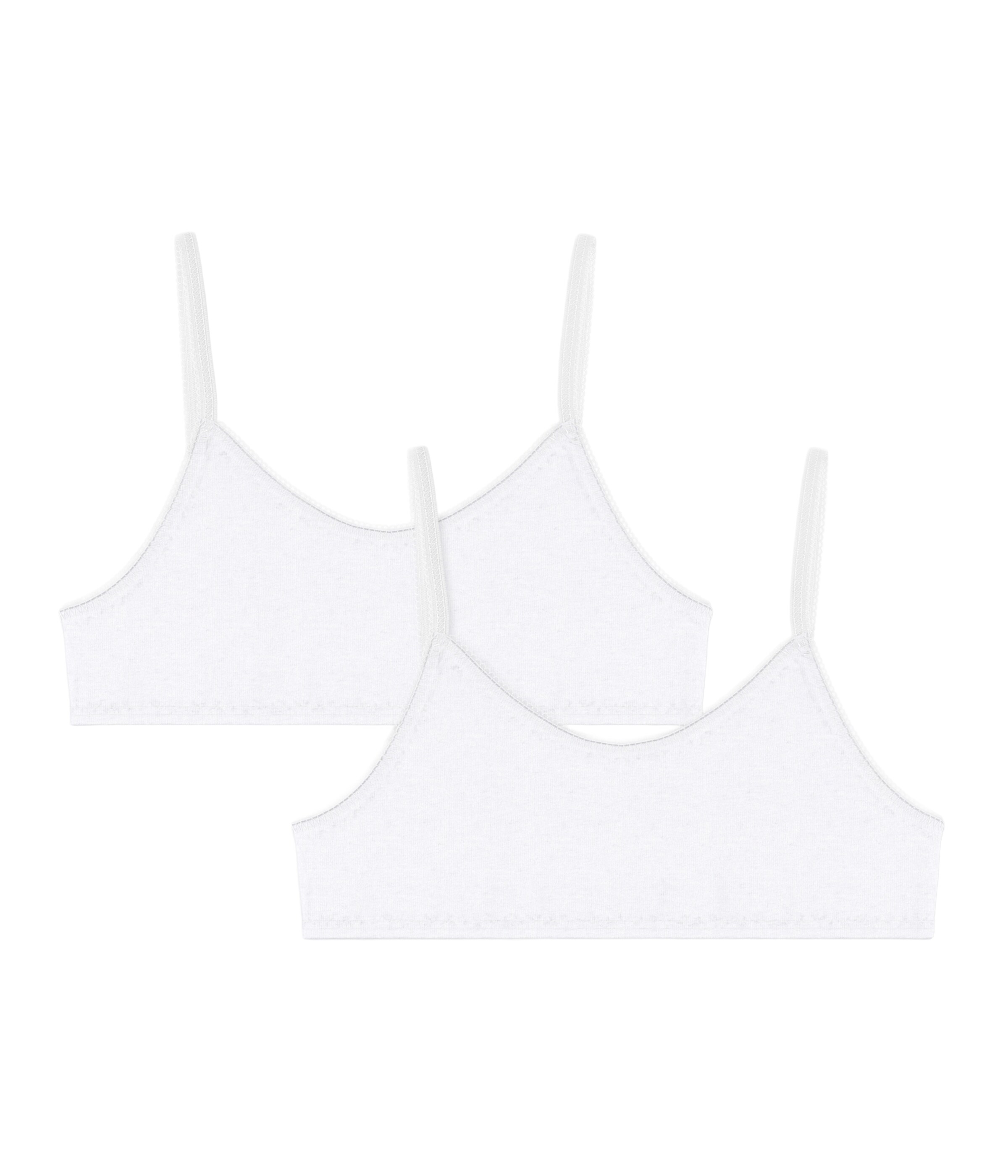 Bustier Soutiens-gorge PETIT BATEAU en blanc : devant