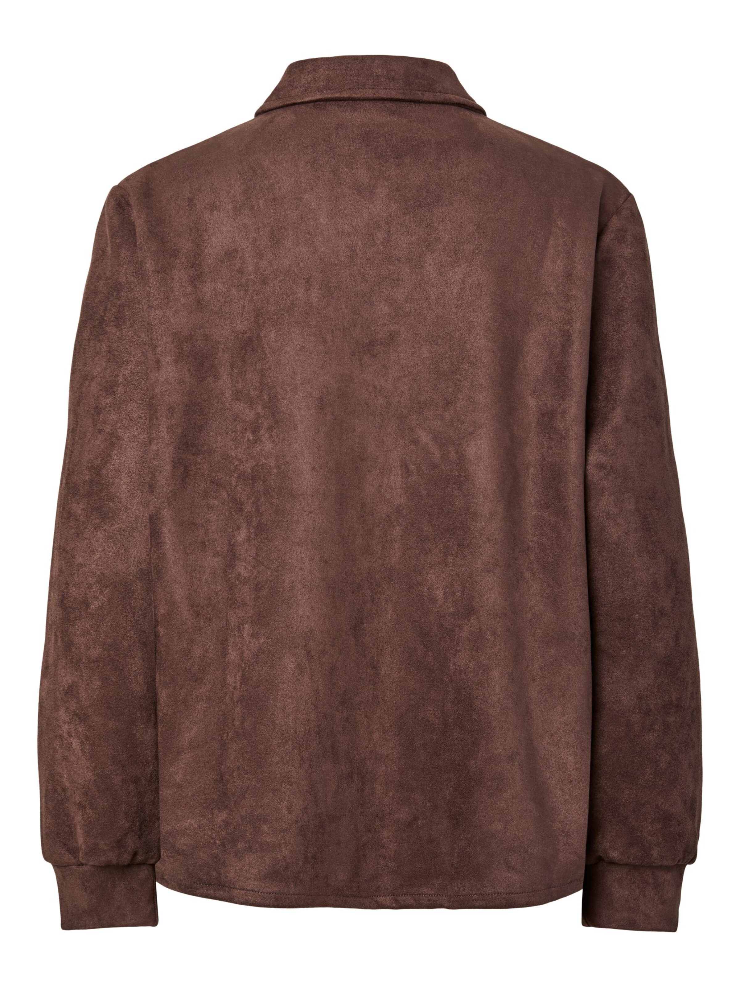 PIECES Blouse 'PCObina' in Bruin