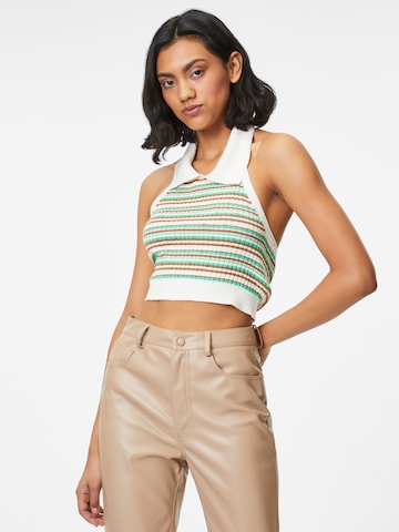 Cotton On Knitted Top 'POINTELLE' in Green: front