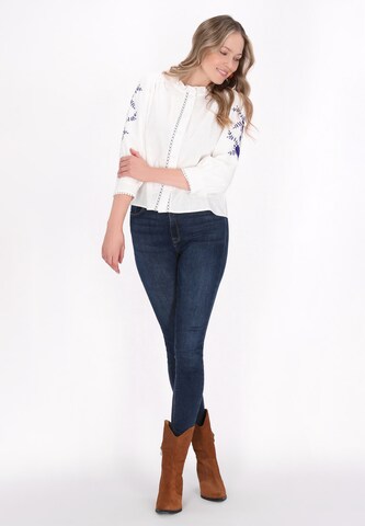 usha FESTIVAL - Blusa en blanco