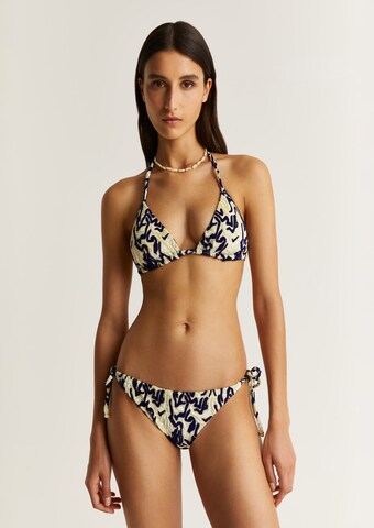 Scalpers Bikini 'Velvet' in Geel: voorkant