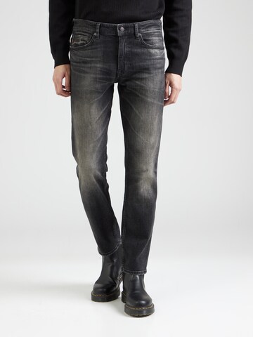 Slimfit Jeans 'Delaware' di BOSS in grigio: frontale