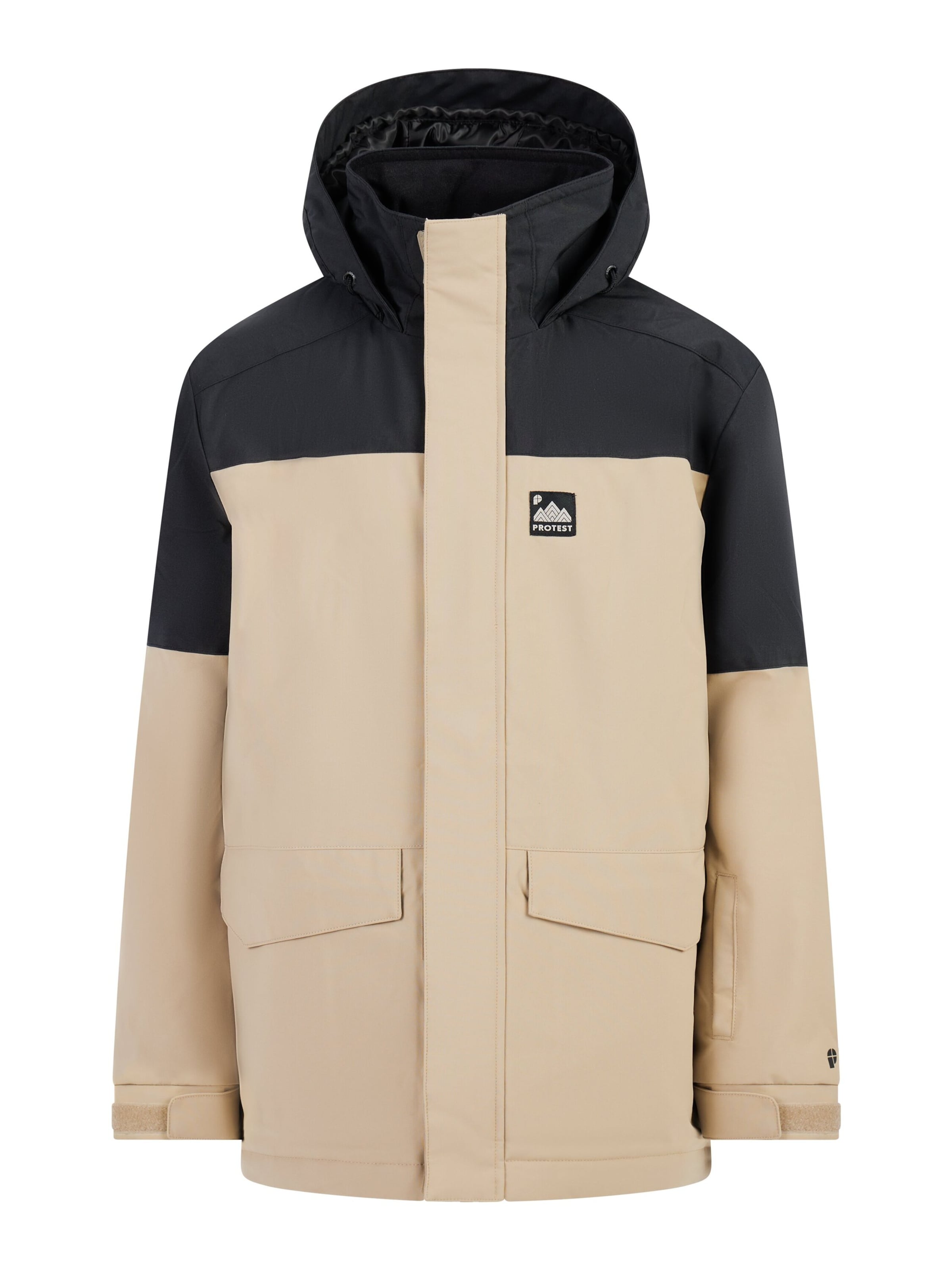 PROTEST Athletic Jacket 'PRTEwan JR' in Brown: front