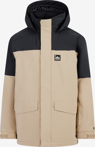 PROTEST Athletic Jacket 'PRTEwan JR' in Brown: front