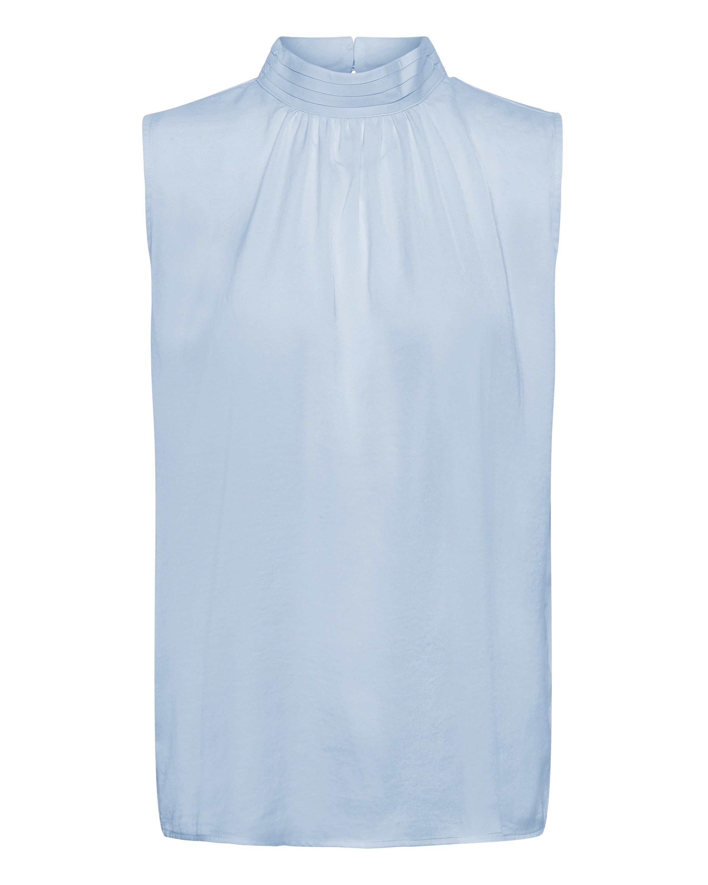 SAINT TROPEZ - Top 'Aileen' en azul: frente