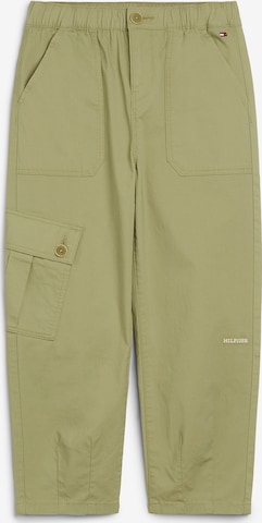 TOMMY HILFIGER Loosefit Hose in Grün: predná strana