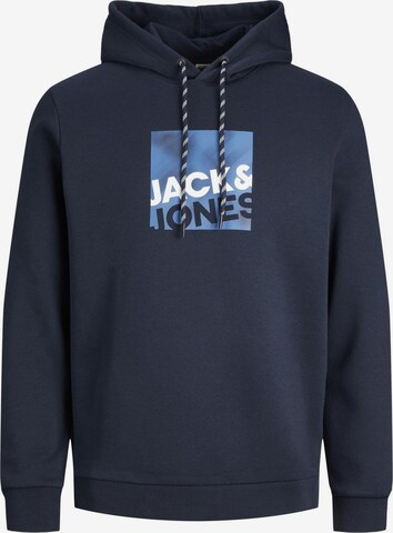 JACK & JONES Mikina 'Logan' – modrá: přední strana