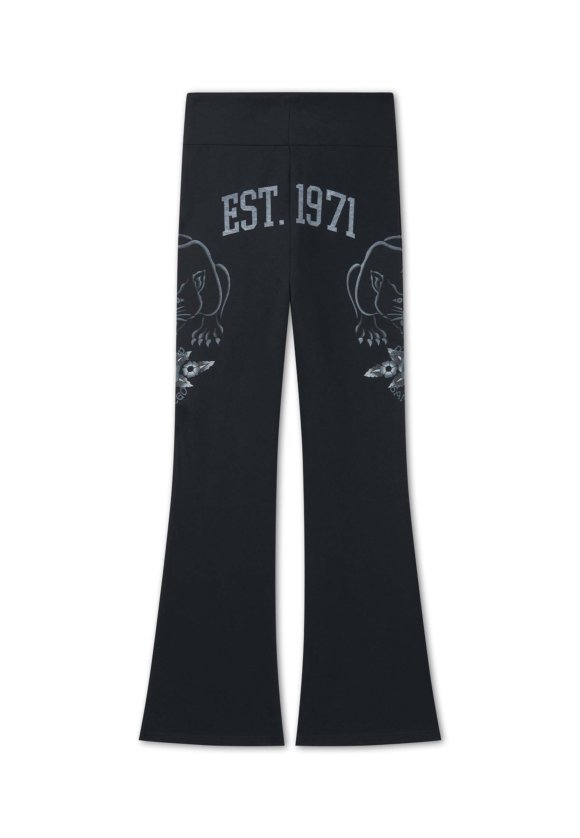 Ed Hardy - Regular Calças '1971' em preto