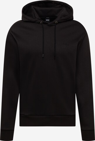 BOSS BlackSweater majica 'Seeger' - crna boja: prednji dio