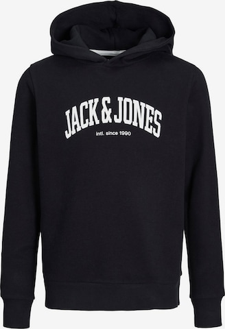 Jack & Jones Junior - Sudadera 'JOSH' en negro: frente