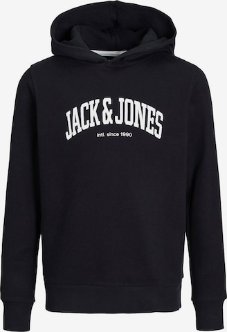 Jack & Jones JuniorSweater majica 'JOSH' - crna boja: prednji dio