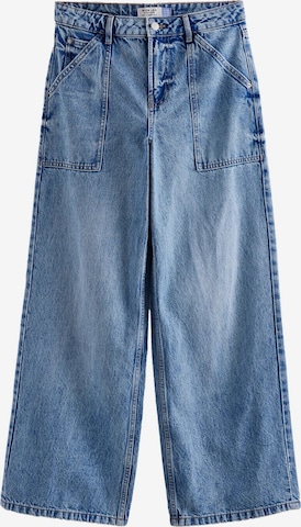 Wide Leg Jean Next en bleu : devant