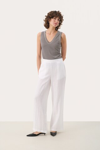 Part Two Wide Leg Hose 'Elna' in Weiß