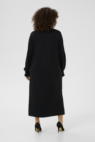 KAFFE CURVE Jurk 'Charlotta' in Zwart