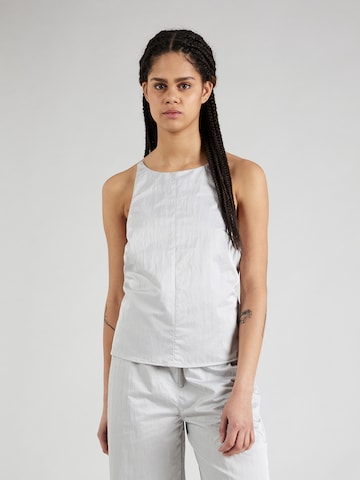 Calvin Klein Jeans - Blusa en gris: frente