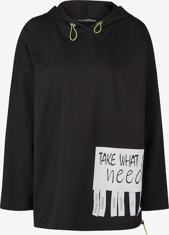 Doris Streich Sweatshirt in Schwarz: Vorderseite