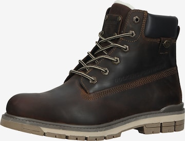 Dockers by Gerli Lace-Up Boots in Brown: front